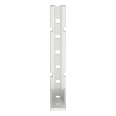 Sujetador-Separador Pan-Post de Nylon 6.6, Para Fijación de Mazos de Cables con Cinchos, Uso Interior, Color Natural, 1 Pieza - Imagen 3