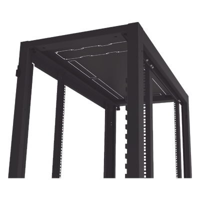 Gabinete Profesional para Telecomunicaciones de 45UR, 1200 mm Profundidad, Incluye 2 Organizadores Verticales de 45 Unidades de Rack, Se envía el Gabinete Armado. - Imagen 9