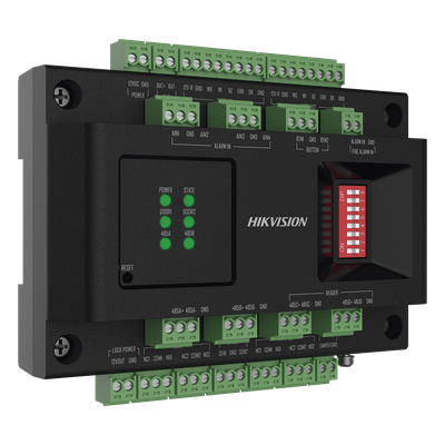 Expansor de 2 Puertas para Paneles de Control de Acceso DS-K27 Series / Comunicación RS-485 / 4 Entradas y 2 Salidas Auxiliares - Imagen 4