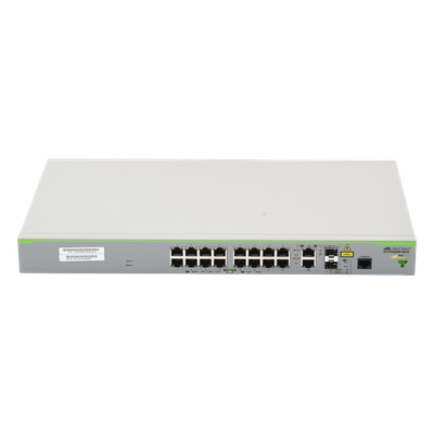 Switch PoE+ Administrable CentreCOM FS980M, Capa 3 de 16 Puertos 10/100 Mbps + 2 puertos RJ45 Gigabit/SFP Combo, 250W - Imagen 4
