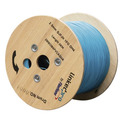 Fibra Óptica Multimodo OM4, 2 mm, Simplex, Tight Buffer, 900 micras, Color Aqua, Precio Por Metro, (Hasta 2000 Metros en un Solo Tramo de Cable) - Imagen 4