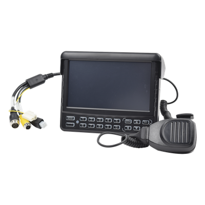 Panel de Control Dáctilar Multifuncional con Monitor de 7" / Soporta Audio de Dos Vías / Compatible con DVR´s Móviles XMR Epcom 