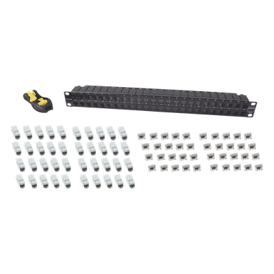 Patch Panel UTP Z-MAX de 48 Puertos, Precargado con Jacks Categoría 6, Plano, 1UR - Imagen 3