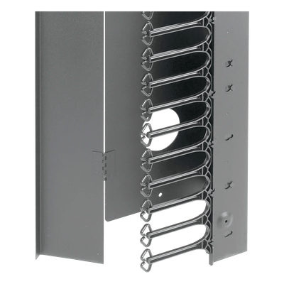 Gabinete Rack ProLine ConnecTek 42 UR 2000 x 800 x 1200 mm con Capacidad 1134 kg Acero, Color Negro Con Organizadores Laterales Frontal y Traseros Incluidos - Imagen 4