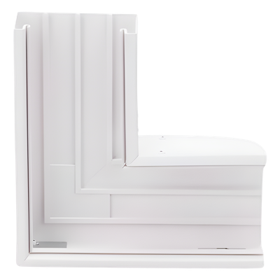 Sección en "L" color blanco de PVC auto extinguible, para canaleta TEK100 (5576-12100) - Imagen 6