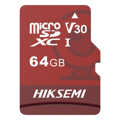 MicroSD HIKSEMI NEO Plus / 64 GB / 95 MB/s Lectura / 40 MB/s Escritura / Clase 10 U3 / TLC NAND / Especializada Para Videovigilancia 24/7