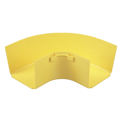Ángulo Recto a 90º Horizontal, Para Canaletas FiberRunner™ 4X4, Color Amarillo - Imagen 3