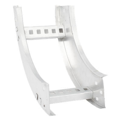 Curva Vertical Interior de Aluminio de 90° Perfil Z / Peralte 3 1/4" / Ancho 6" / Radio 8" / Incluye Tornillería 