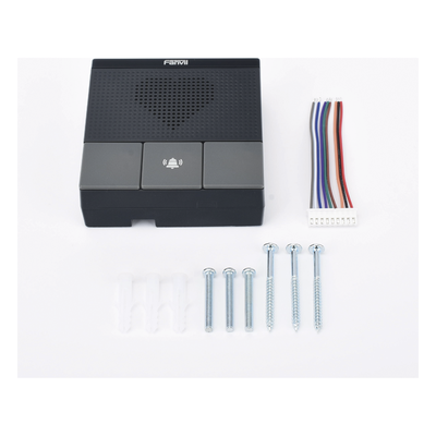 Mini Intercomunicador Wi-Fi para hotelería, hospitales, con diseño elegante, PoE, 3 botones, 1 relevador integrado de salida y entrada. - Imagen 6