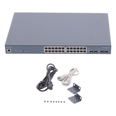 Switch PoE Administrable de 24 Puertos Gigabit, 4 Puertos SFP, Soporta Hasta 410 W con Opción de Controlador para Serie Neutron y Enturbo. - Imagen 8
