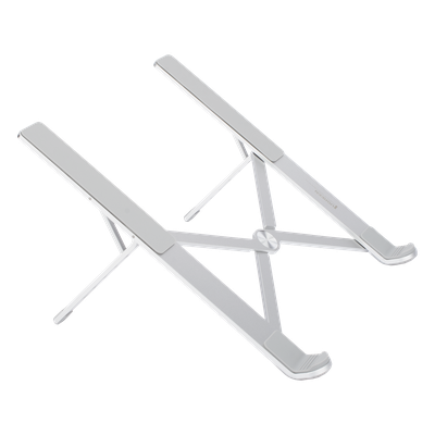 Soporte Portátil de Aluminio para Laptop / Amplia Compatibilidad de 11-17.3" / Ajuste de Altura 46.5 mm-136.5 mm / Capacidad de carga de 5 kg / Diseño Plegable / Material de Aleación de Aluminio + Silicona. - Imagen 4