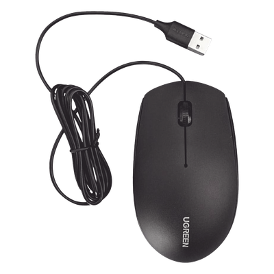 Mouse Óptico USB | Cable USB de 1.5 metros | 3 Botones | 1200DPI | Diseño Ergonómico | Silencioso | Color Negro | Windows / MacOS / Linux / Chrome y otros | También Compatible con DVR / NVR. - Imagen 3
