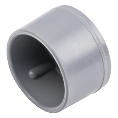 Tapón de Alta Resistencia con Anti UV para Postes de Cercos Eléctricos / 1" (25.4 mm) / Polipropileno Virgen / Color Gris / -30°C a 80°C / Instalación por Presión - Imagen 3