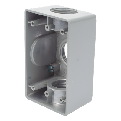 Caja Condulet FS de 1" (25.4 mm ) con tres bocas una arriba y una atrás a prueba de intemperie. - Imagen 5