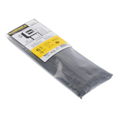 Cincho de Nylon 6.6 StrongHold™, 300mm largo x 3.6mm ancho, Color Negro, Exterior Resistente a Rayos UV, Paquete de 100pz - Imagen 6