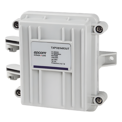 Protector PoE a 10/100/1000 Mbps (exterior) (Cat6 1000Mbps)