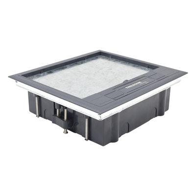 Caja de Piso para Dos Módulos Universales (Socket M2), para Alimentación Eléctrica y Redes de Datos (11000-33401) No Incluye Faceplates - Imagen 7