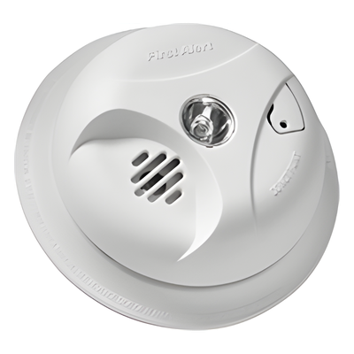 Detector de humo, autónomo, ionización, con luz de escape
