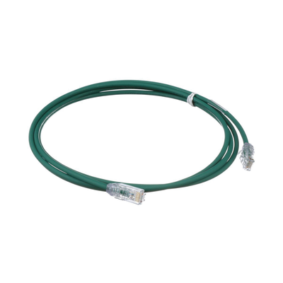 Cable de Parcheo UTP Cat6A, CM/LSZH, Diámetro Reducido (28AWG), Color Verde, 1.52 Metros (5 Pies) - Imagen 3