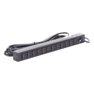 PDU Básico Para Distribución de Energía, Con 12 Tomas NEMA 5-15R Traseras, 1UR, 15 Amp, 120 Vca - Imagen 9