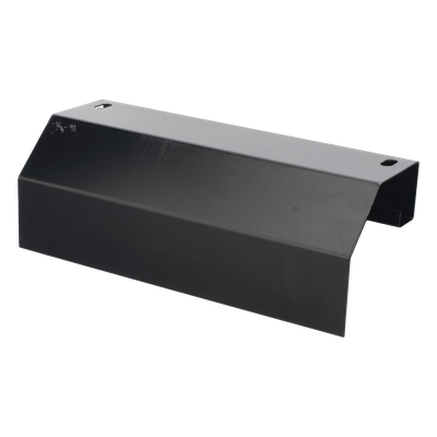Bajada de Cable para Escalera Tubular de 1.5" de Peralte y 12" de Ancho, Acabado con Pintura Epóxica Color Negro, Ideal para Guiar y Proteger el Cableado en la Salida de la Escalera Tubular - Imagen 4