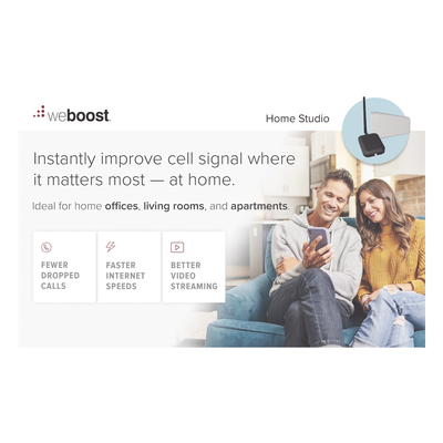 KIT de Amplificador de Señal Celular Home Studio/ Datos 2G, 3G, 4G / Llamadas / Mejora la señal para cubrir hasta 60 m² como una habitación, casa pequeña o departamento. - Imagen 3