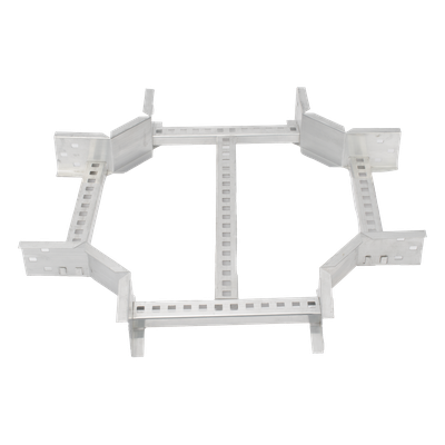 Derivación "X" Horizontal de Aluminio Perfil Z / Peralte 3 1/4" / Ancho 9"/ Radio 8" / Incluye Tornillería (CHXHEZ314R8X9AK)