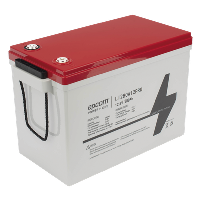 Batería de Litio Ciclo Profundo / 12.8 Vcc 280Ah (3.58 kWh) / LiFePO4 / 6000 Ciclos / Descarga 140A / Carga Rápida 100A / Solar y Marina / BMS con Corte a 11.2V - Imagen 4