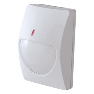 Sensor de Movimiento PIR / Uso en Interior/ Alta cobertura hasta 15 m / Compatible con cualquier panel de alarma / Alambrico