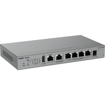 Controlador de Red (CNC) / Todo en Uno AC-Router-Switch PoE / 5 Puertos 2.5G / 4 Puertos PoE+ / Gestión de 32 APs / Capacidad de Reenvío 2 Gbps / Gestión Cloud / Línea Cybrey