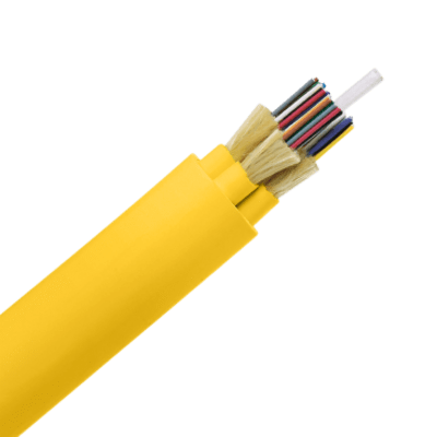 Cable de Fibra Óptica de 48 Hilos, Monomodo OS2 9/125, Interior, Tight Buffer 900um, No Conductiva (Dieléctrica), OFNR (Riser), Precio Por Metro