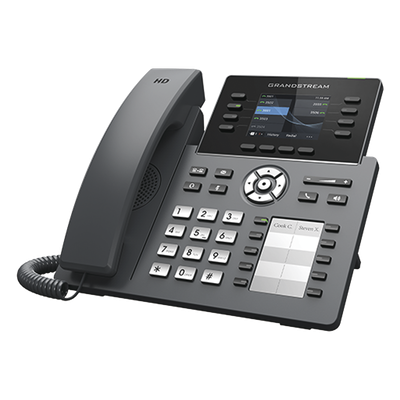 Teléfono IP Wi-Fi, Grado Operador, 8 líneas SIP con 4 cuentas, pantalla a color 2.8", puertos Gigabit, Bluetooth, PoE, codec Opus, IPV4/IPV6 con gestión en la nube GDMS