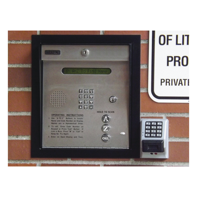 Control de acceso / Gabinete empotrable / 2 puertas / 3000 números telefónicos / 11 dígitos / Directorio en pantalla / Lineas A/D - Imagen 3