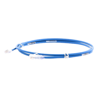 Cable de Parcheo UTP Cat6A, CM/LSZH, Diámetro Reducido (28AWG), Color Azul, 1.52 Metros (5 Pies) - Imagen 3