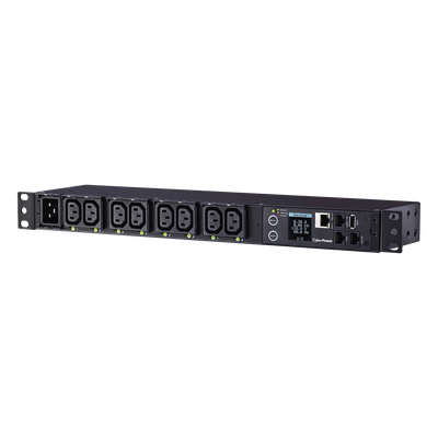 PDU Switchable y Monitoreable por Toma, para Distribución de Energía, Entrada 200-240 Vca NEMA L6-20P, Con 8 Salidas C13, Horizontal 19in, 2UR - Imagen 3