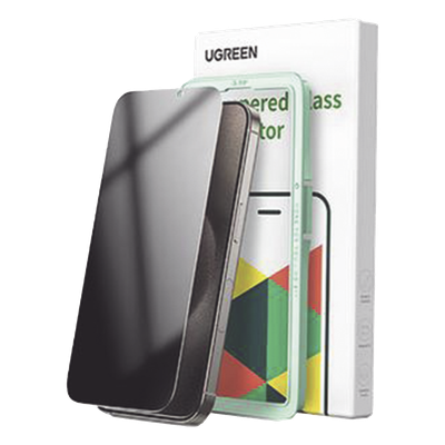 Protector de pantalla UGREEN HD con marco de instalación para iPhone 16 Pro Max (paquete de 1)