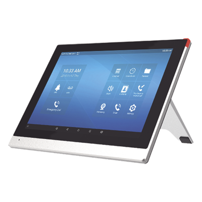 Monitor IP/SIP para interior con Android, Wi-Fi, pantalla táctil de 10.1", audio de 2 vías, PoE, 8 interfaces de entrada de alarma.