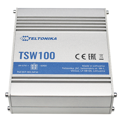 Switch Industrial No-Administrable 5 puertos Gigabit, PoE en 4 puertos 802.3af/at (120W) - Imagen 4