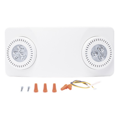 Luz de Emergencia Dual LED / 520 lúmenes / Uso Rudo / Cubierta ABS UL 5VA / Batería 9.6V 3Ah / 90 min Autonomía / Montaje Pared o Techo - Imagen 5