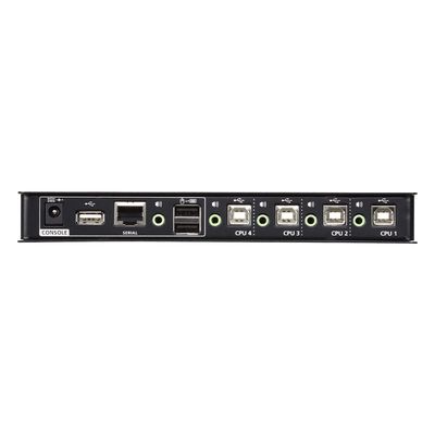 Switch KM USB| 4 Puertos | Boundless Switching | RS232 | Controla 4 Computadoras con 1 Teclado/Mouse - Imagen 5