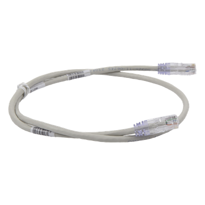 Cable de Parcheo TX6, UTP Cat6, 24 AWG, CM, Color Gris, 0.91 Metros (3 Pies) - Imagen 3