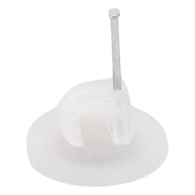 Grapa para cable redondo de 5mm color transparente (100pzs) (3102-00100) - Imagen 3