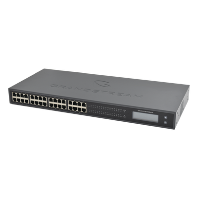 Adaptador VoIP GrandStream de 32 FXS 2 puertos telco 50 pins p/montaje en rack