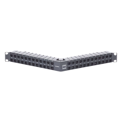 Patch Panel Z-Max de 48 Puertos, Blindado, Precargado con Jacks Categoría 6A, Angulado, 1UR - Imagen 6