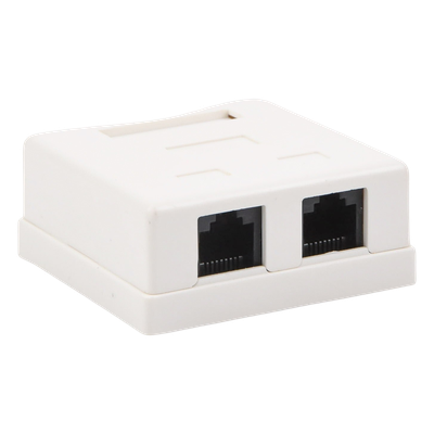 Caja de Pared con 2 Puertos, Incluye 2 Jacks UTP Cat5e Keystone - Imagen 6