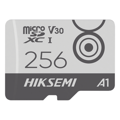MicroSD HIKSEMI CITY GO / 256 GB / 100 MB/s Lectura / 90 MB/s Escritura / Clase 10 U3 V30 / TLC NAND / Especializada Para Videovigilancia Móvil 24/7
