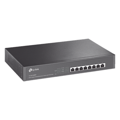 Switch Gigabit PoE+ no administrable de 8 puertos 10/100/1000 Mbps, para escritorio - Imagen 3