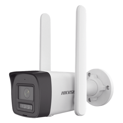 [Dual Light + 4G] Bala IP 4 Megapixel / Lente 2.8 mm / 30 mts IR + 30 mts Luz Blanca / Micrófono Integrado / ACUSENSE Lite / Exterior IP67 / H.265 / Micro SD