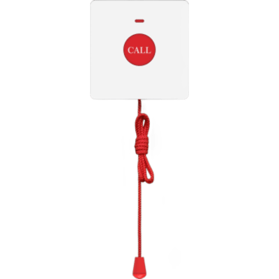 Botón Inalámbrico de Emergencia / 433 MHz / IP65 / Cordón 2 m (6.5 ft) / Batería 12V / 100,000 Activaciones / Fanvil