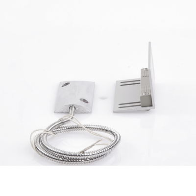 Contacto Magnético para Piso Uso Rudo / GAP 75 mm (3 in) / Cable Blindado 55 cm / Placa de Montaje en L / 12 VCC - Imagen 6